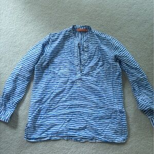 OLIPHANT striped tab sleeve tunic